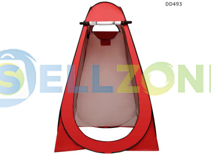 Τέντα για ντους κάμπινγκ, φορητή, χρώματος πορτοκαλί - DD493